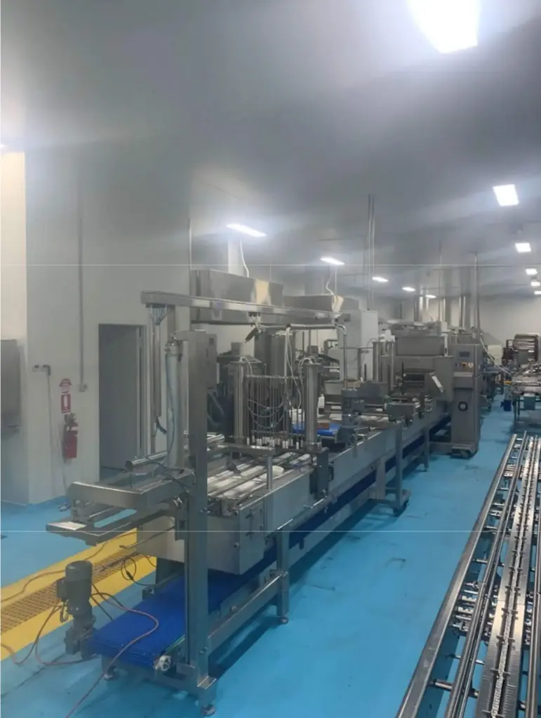 Sheeted pastry pie line