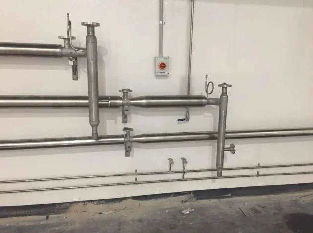 Steam and Condensate Supply Lines