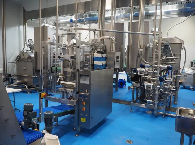 View of FMA form fill seal machine